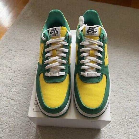 Nike Other - Nike Air Force 1 By You Brazil Colorway Canvas Rare DZ3637900 Brand New